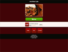 Tablet Screenshot of hotwokcafestl.com